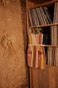 Cotton woven embroidered dress vintage inspired child. – Apolina