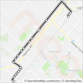 21 Route: Schedules, Stops & Maps - Lisgar Go Station‎→Milton Go