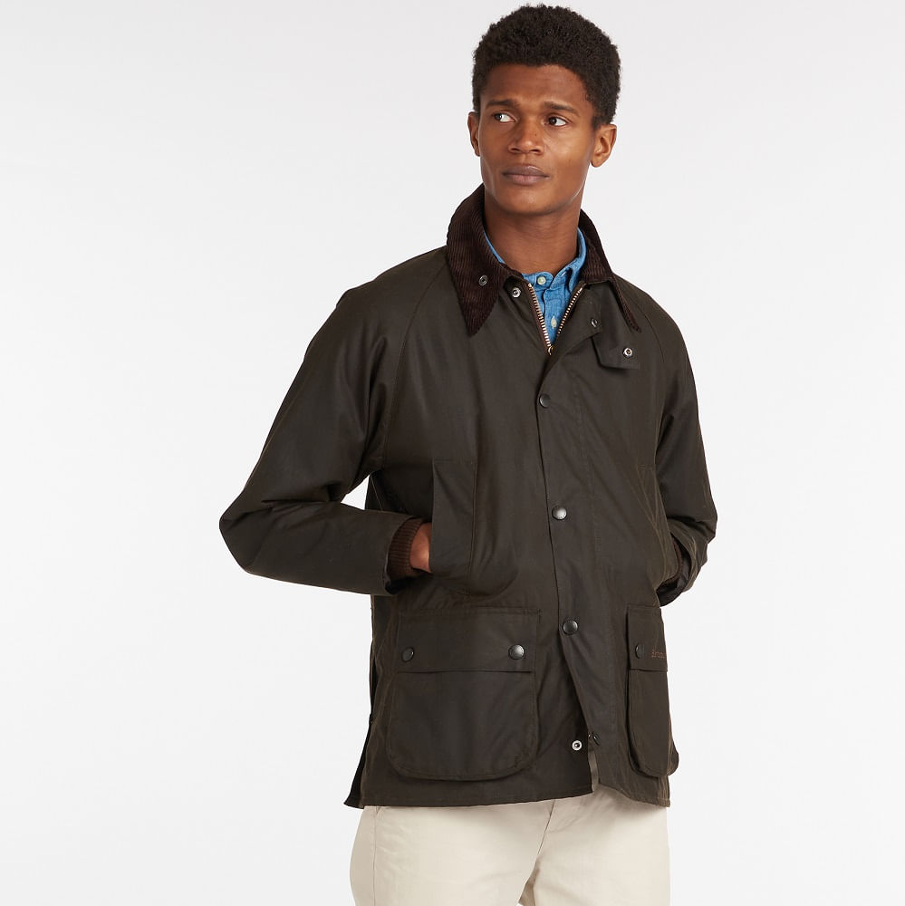 Barbour Men's Classic Bedale Wax Jacket - Olive | www