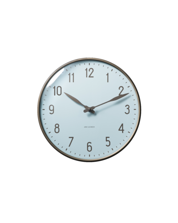 スタイリッシュな北欧デザインの壁掛け時計 - Arne Jacobsen