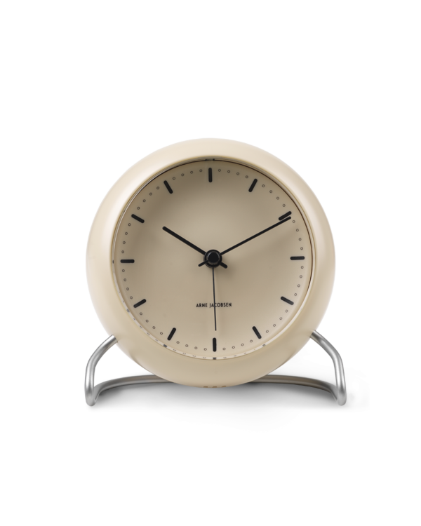 CITY HALL ALARM MAT SAND Table Clocks - Arne Jacobsen Watches
