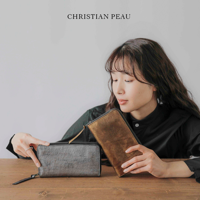 CHRISTIAN PEAU クリスチャン ポー クリスチャンポー レザー ラウンド
