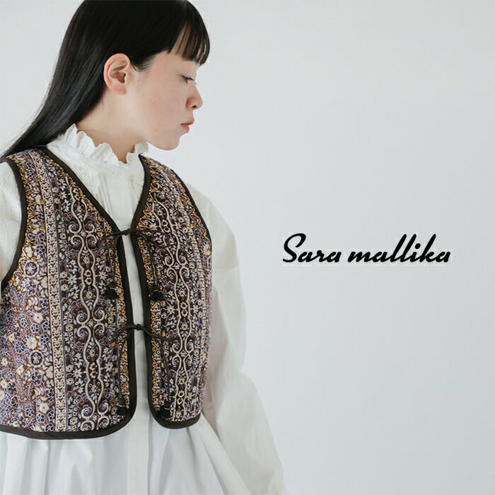 50%OFF】Sara Mallika サラマリカ コットン ジャガード フラワー