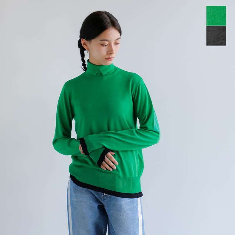 60%OFF】AKANE UTSUNOMIYA アカネウツノミヤ ウール タートルネック