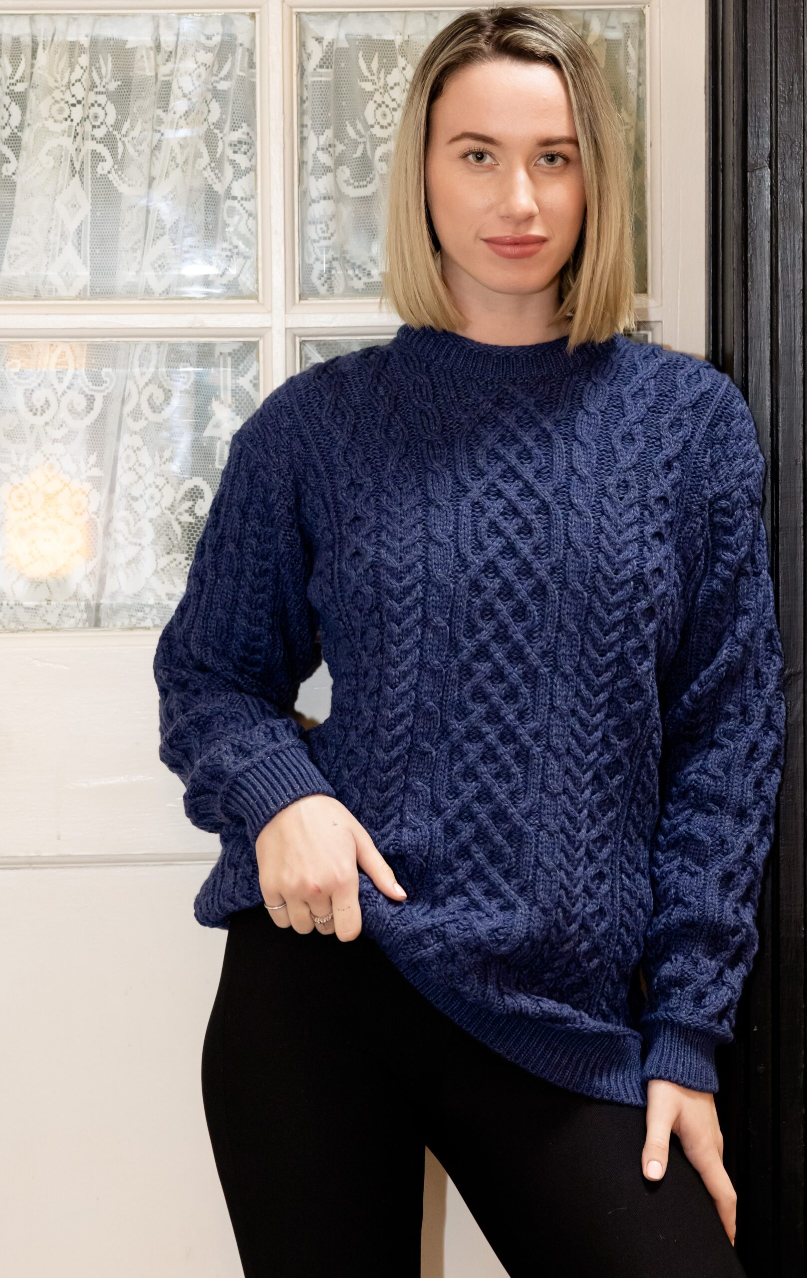 Supersoft Plaited Cable Sweater - Aran Islands Knitwear