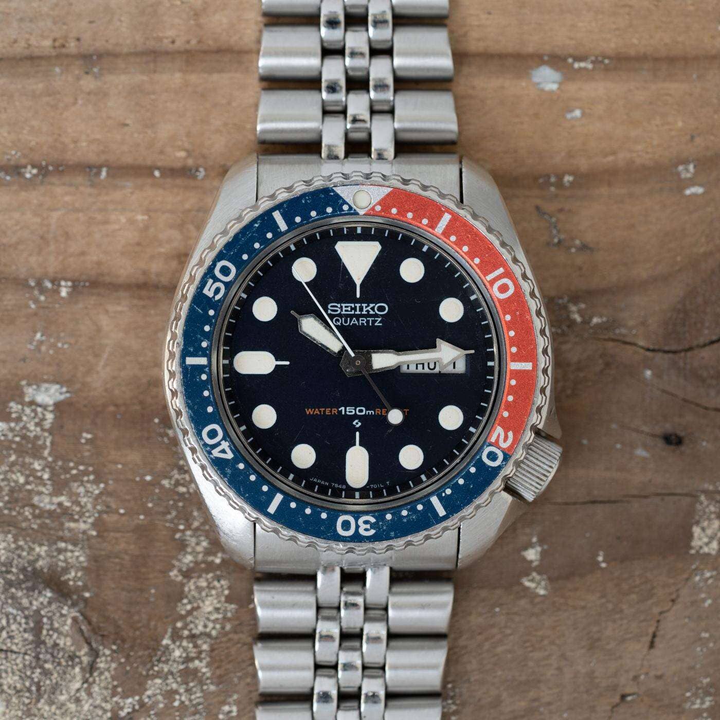 SEIKO セイコー 150mダイバー 7548-700C ペプシベゼル 1981年製 | ARBITRO