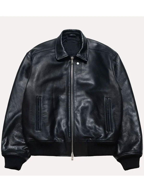 Stussy Leather Flight Jacket