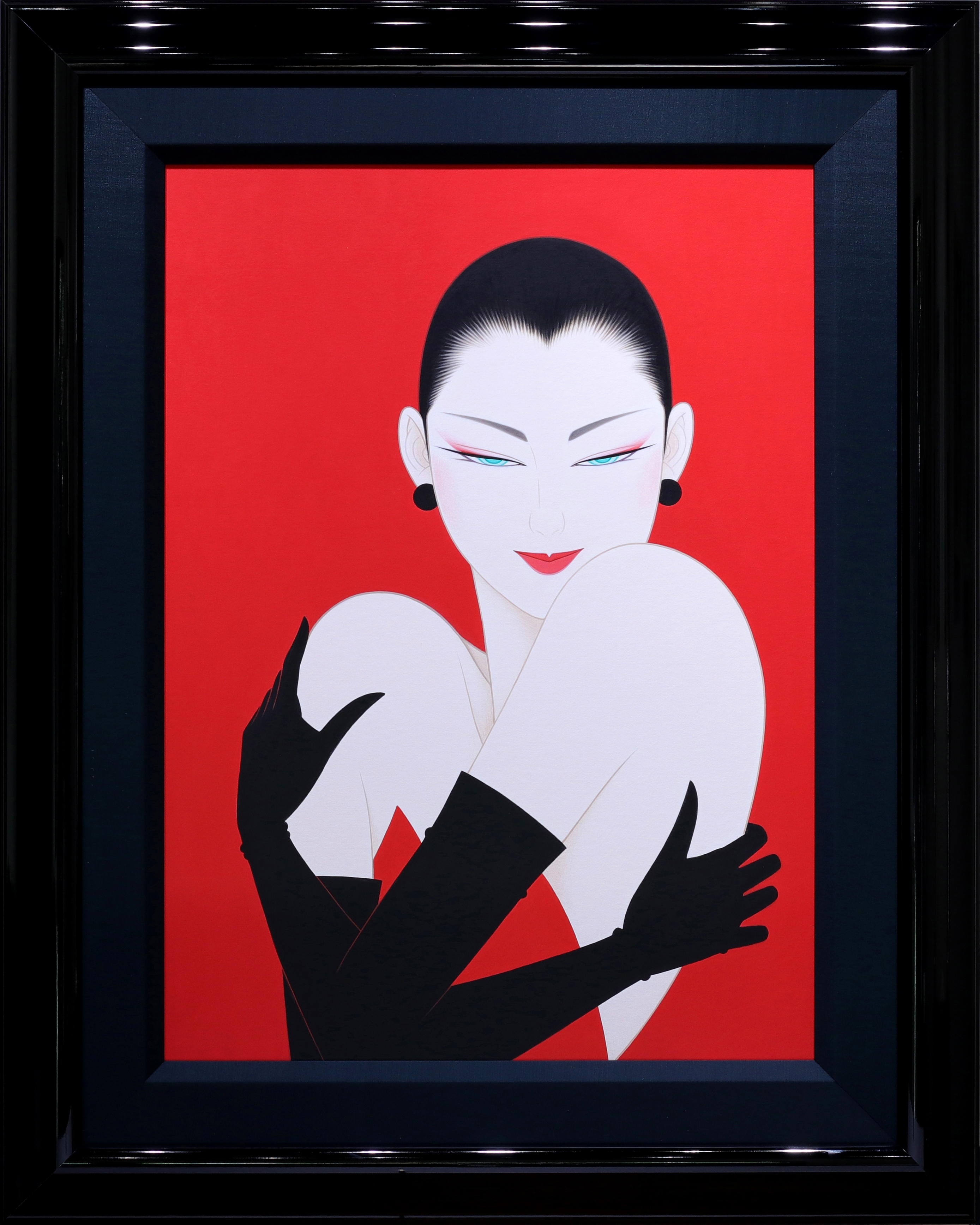 鶴田一郎『 赤い抱擁』 | その他肉筆画 | 日経アート