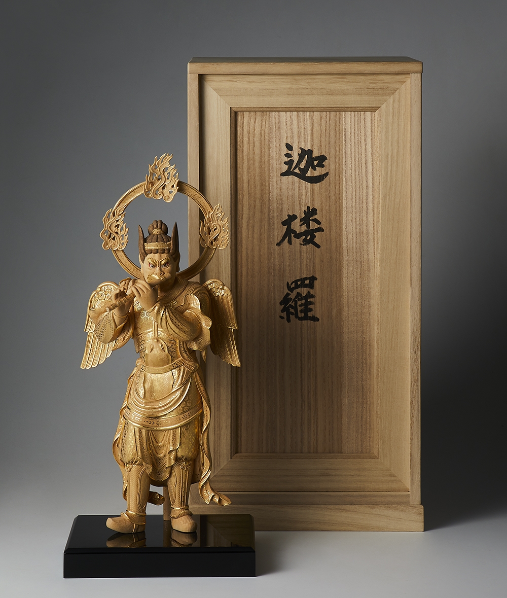 向吉悠睦『 迦楼羅(かるら)』 | 木・和紙作品 | 日経アート