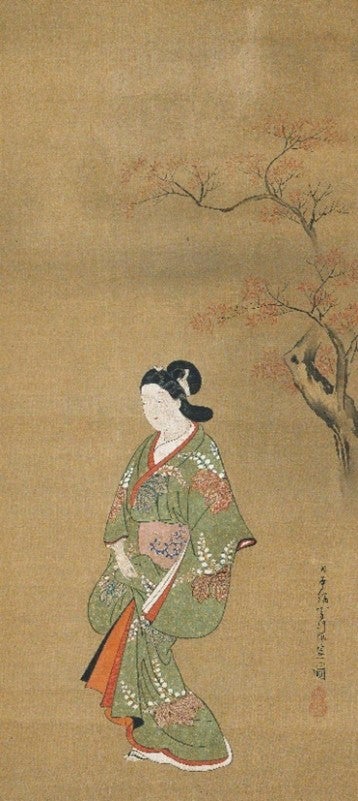 i□ 【蔵出】真作 Xia Zhen 美人画 油彩 肉筆 サイン 額装 中国美術 i