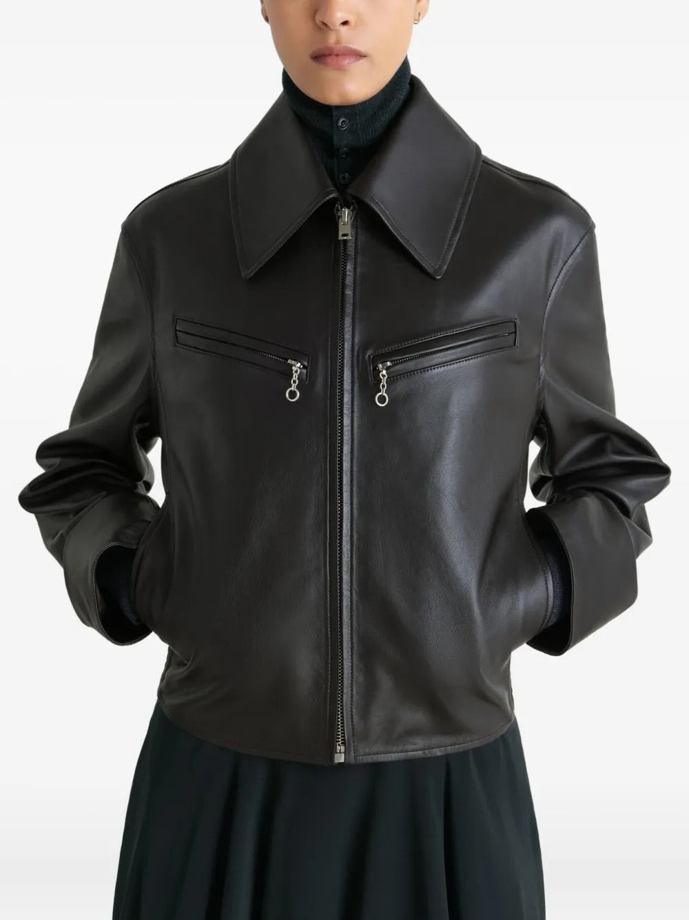 LEMAIRE - Women Boxy Leather Jacket – Atelier New York