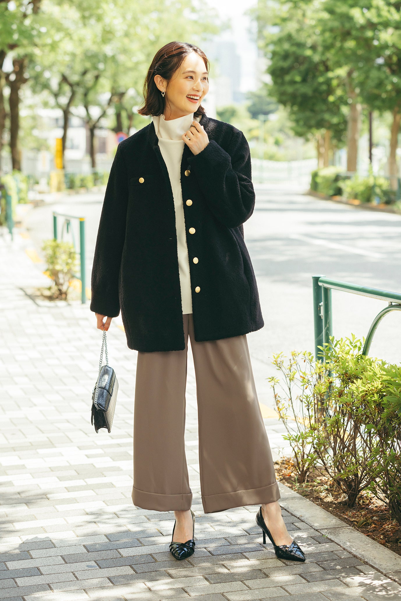 ウール混ボアコート NS-167 – ATELIER N'S