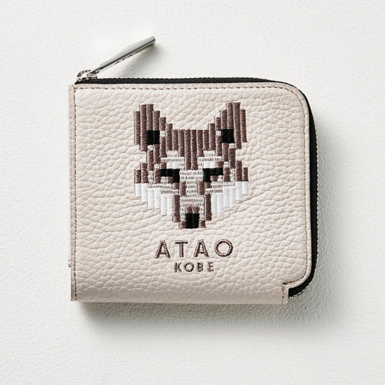 ATAO18周年記念｜SAFARILANDシリーズ｜チェス(CHESS)｜ミニ財布｜刺繍
