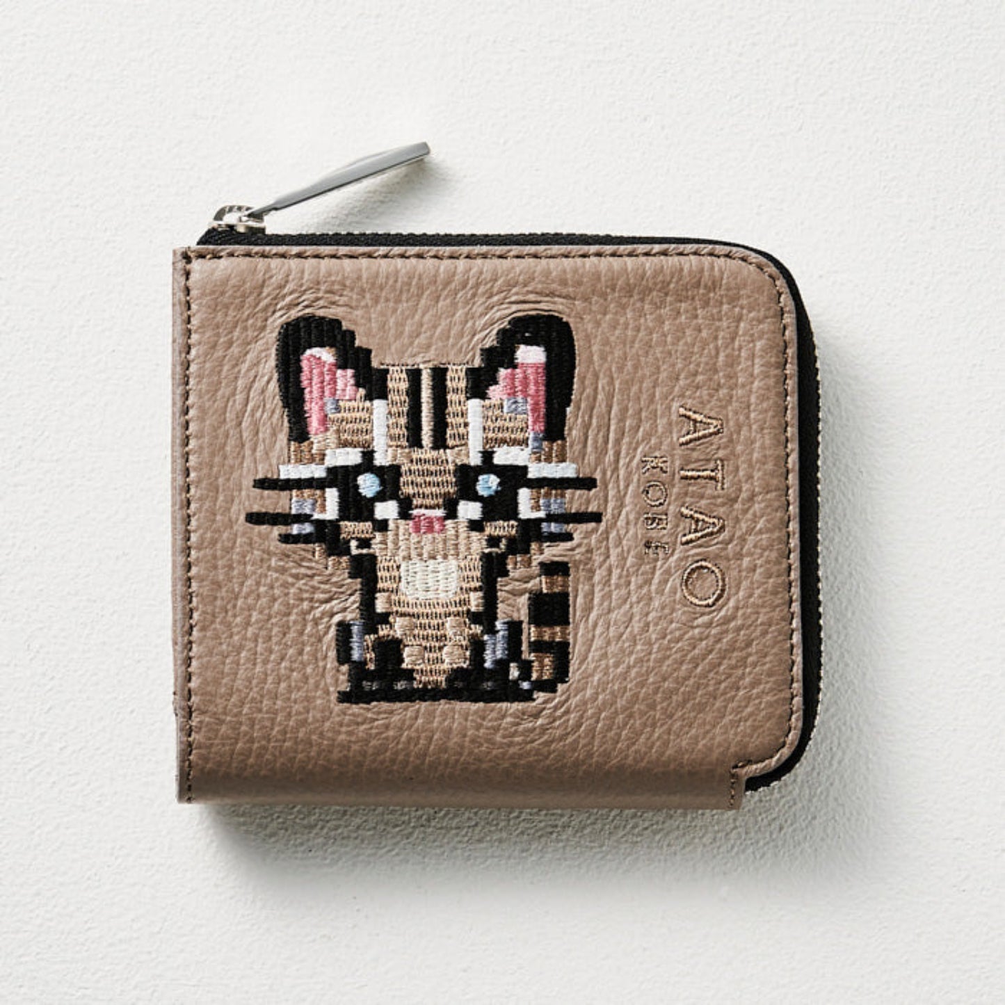 ATAO18周年記念｜SAFARILANDシリーズ｜チェス(CHESS)｜ミニ財布｜刺繍