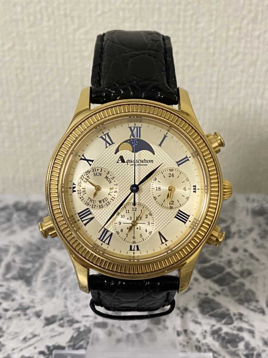 アクアスキュータム 150周年 グランドコンプリケーション ジャンク