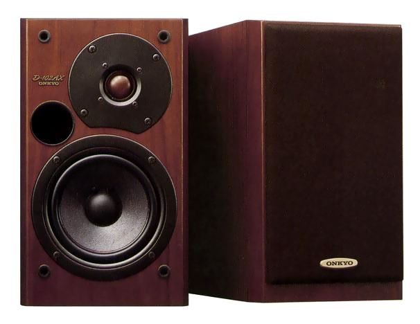 ONKYO D-102AX スピーカー リアルウッド突板 エッジ交換済み ONKYO D