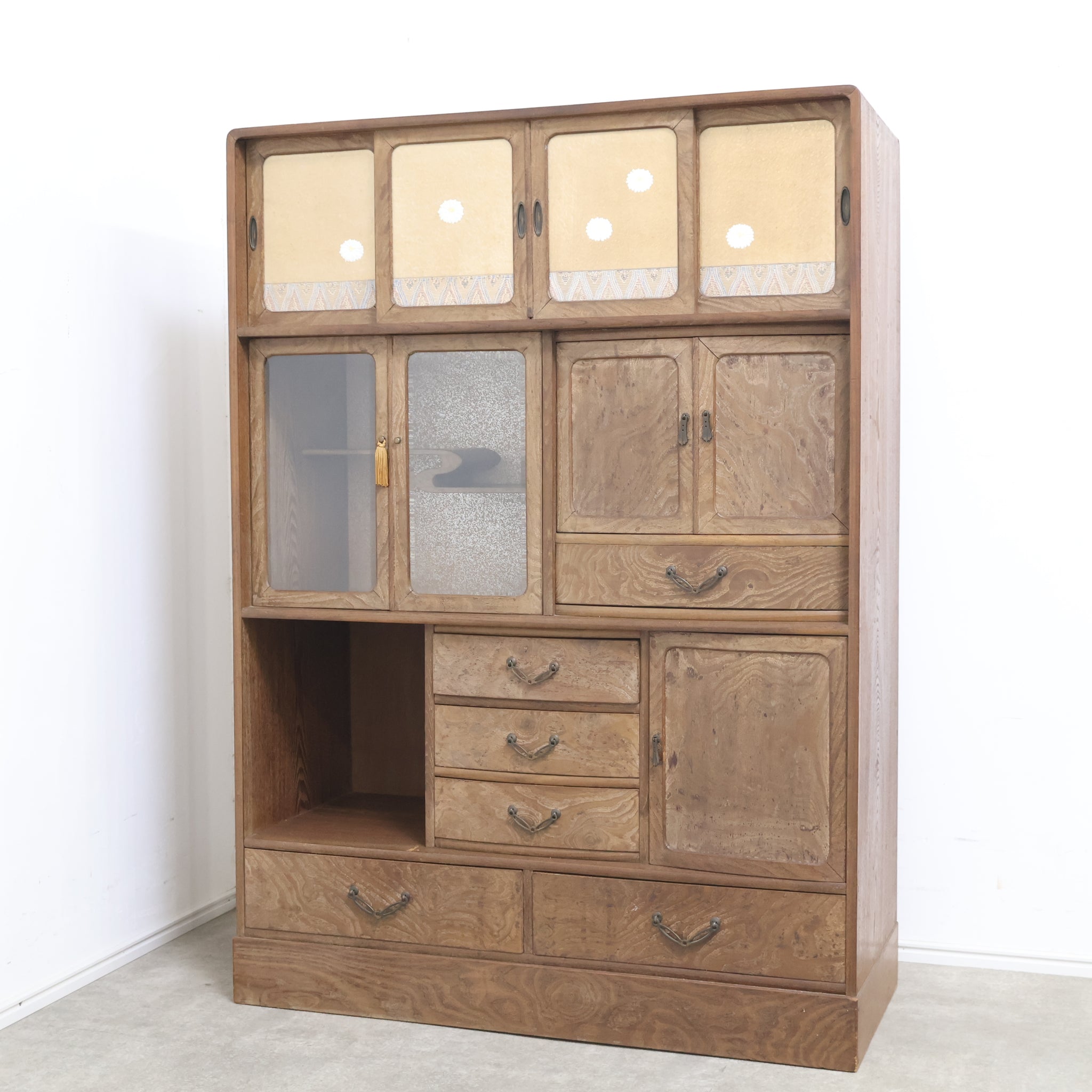 貴重品】古き良き昭和 木製3段タンス 昭和 レトロ アンティーク 楽天