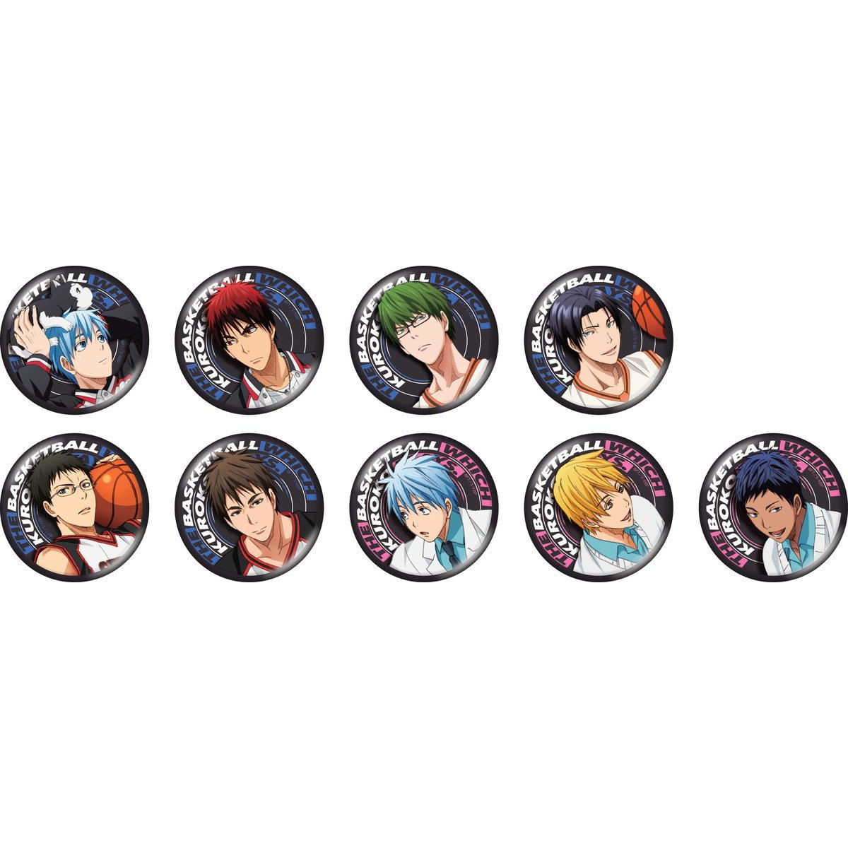 黒子のバスケ 木吉鉄平 缶バッジ56個セット 黒子のバスケ 木吉鉄平 缶