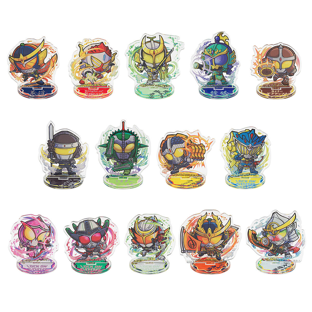 ハピクロ！】仮面ライダー鎧武トレーディングアクリルスタンド (全14種
