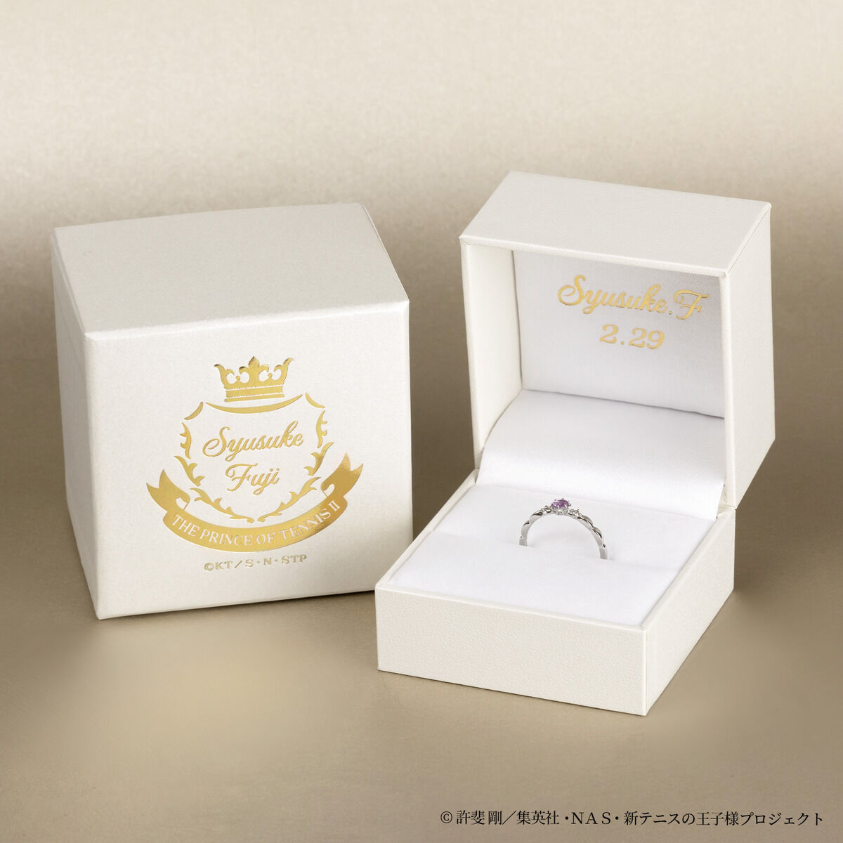 新テニスの王子様』TAKE-UP 不二周助バースデー記念リング(プラチナ