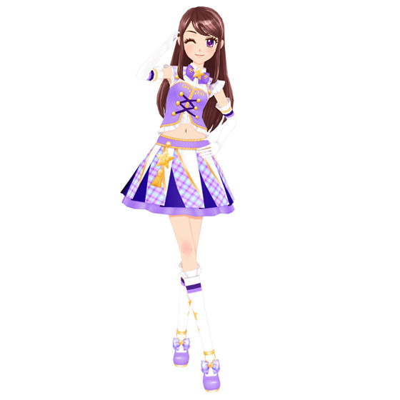 アイカツ 紫吹蘭 ハイパープルパレードコーデ アイカツ ハイパープル