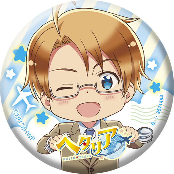 ヘタリア World☆Stars カプセル缶バッジコレクション【2次：2021年8月