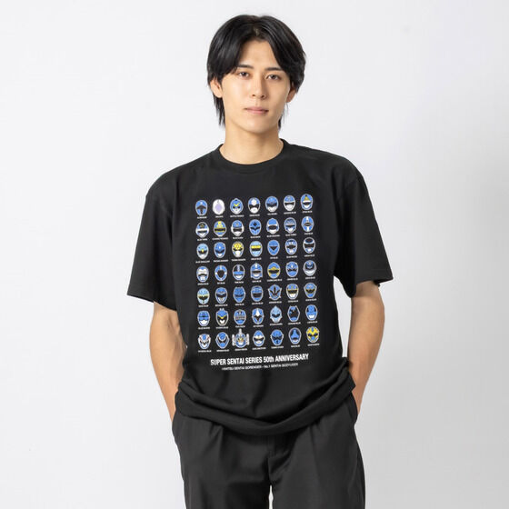 スーパー戦隊50周年記念 歴代ブルー Tシャツ | 宇宙戦隊キュウ
