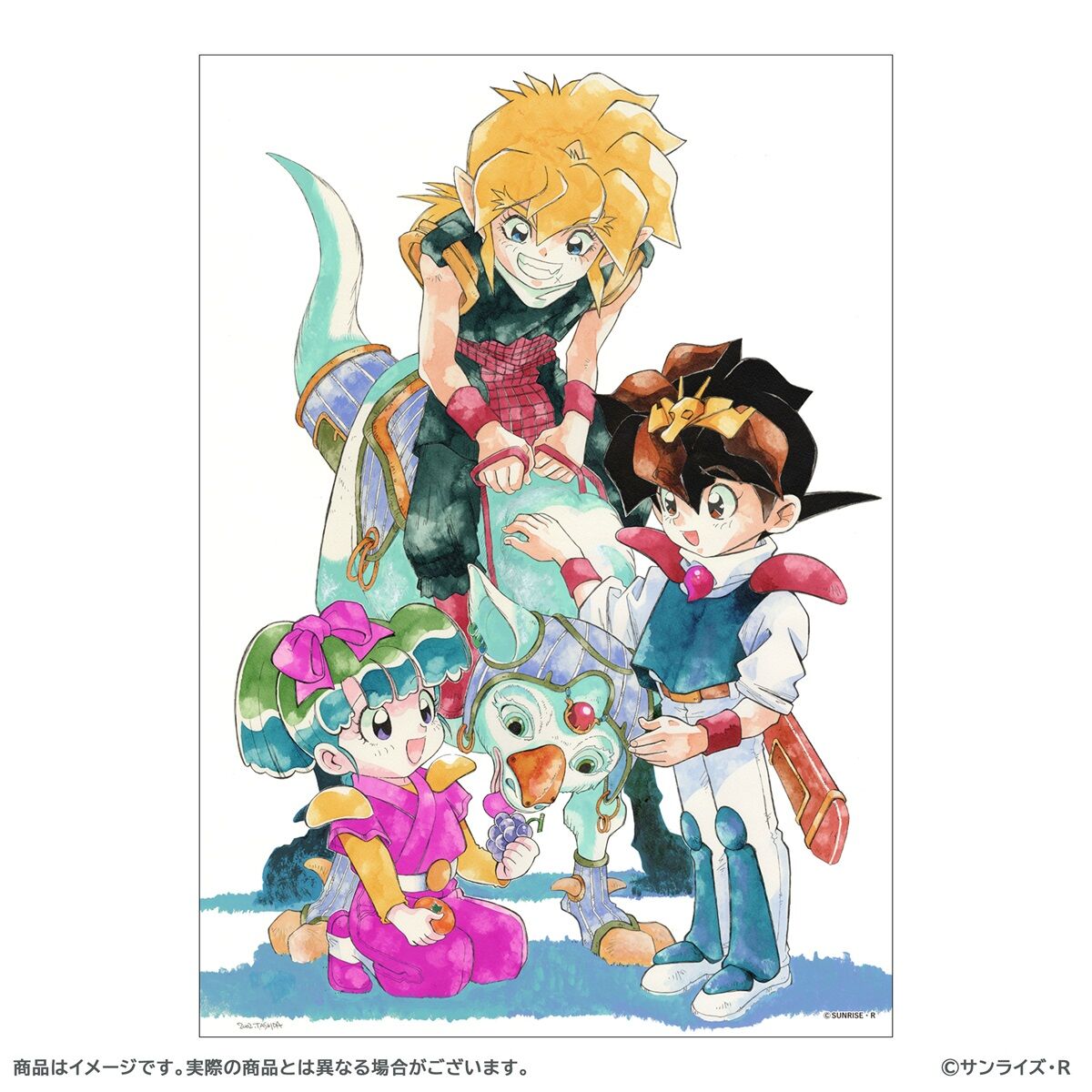 魔神英雄伝ワタル シリーズ アートプリント（全4種）【『魔神英雄伝