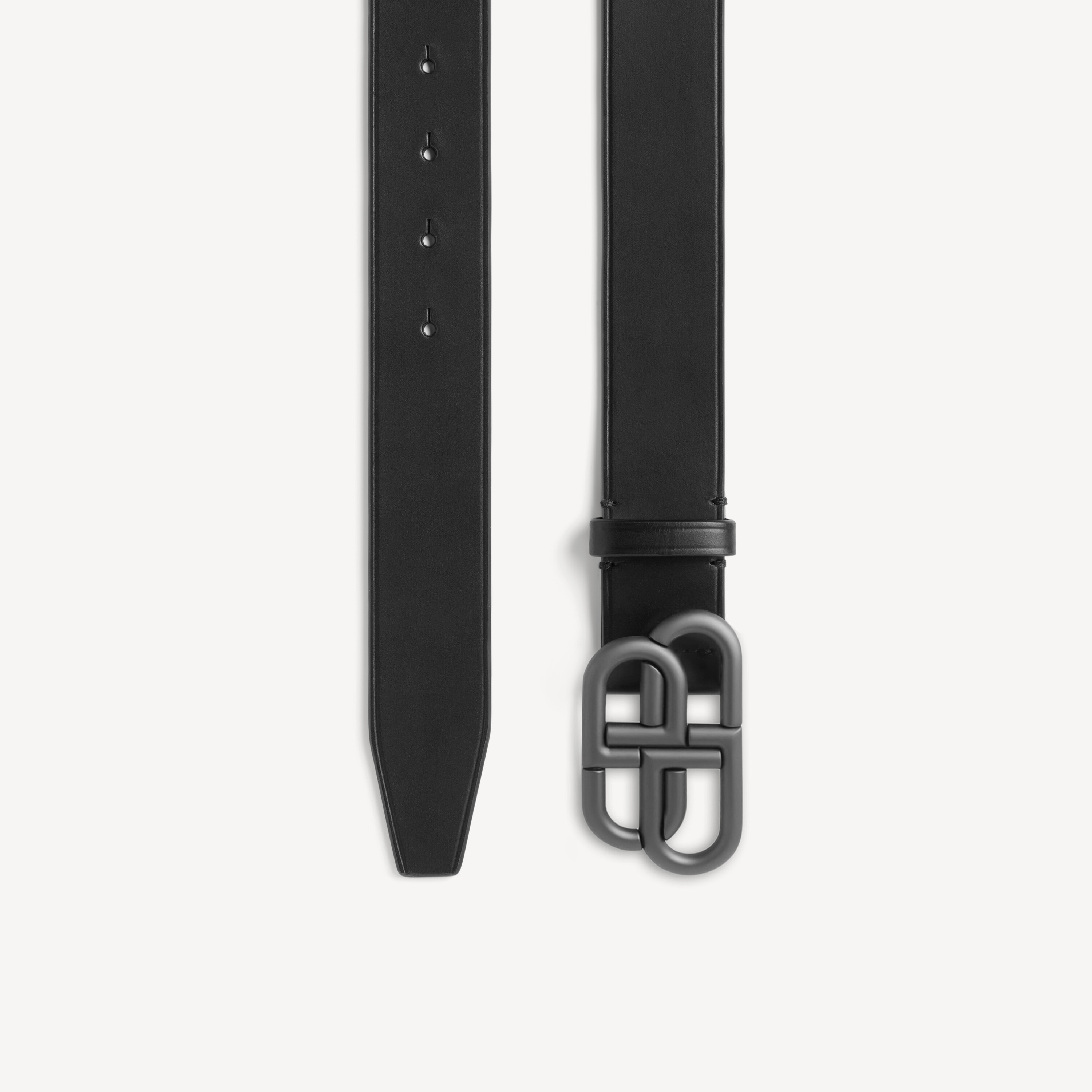 Bb Large Belt in Black | Balenciaga CA