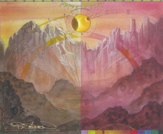 Terese Nielsen Guru Mountain 山 プレイマット MTG, マジック:ザ