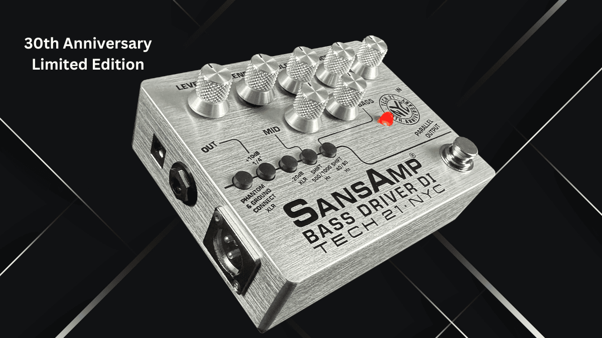 Tech 21's SansAmp Bass Driver DI Celebrates 30th Anniversary