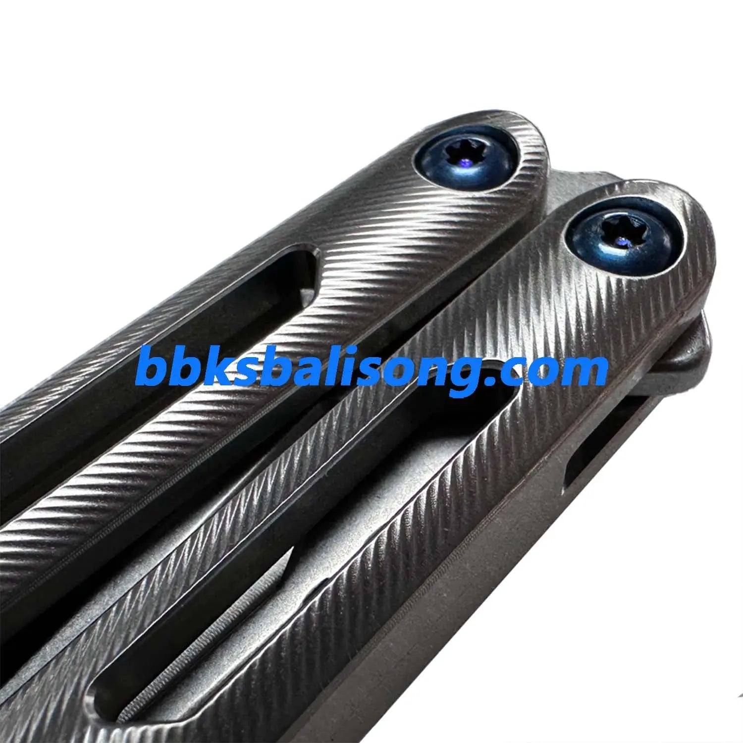ARMED SHARK Tsunami Balisong Clone Titanium Chanwich Handle