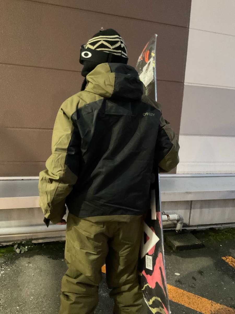 Oakley y2k スノーボードウェア ジャケット ピクセル マルチカラー M