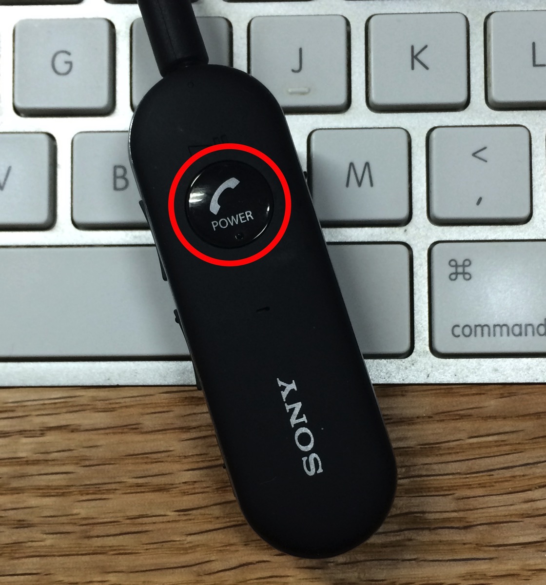 ノイズキャンセリング対応 Bluetooth レシーバー、イヤホン「SONY MDR