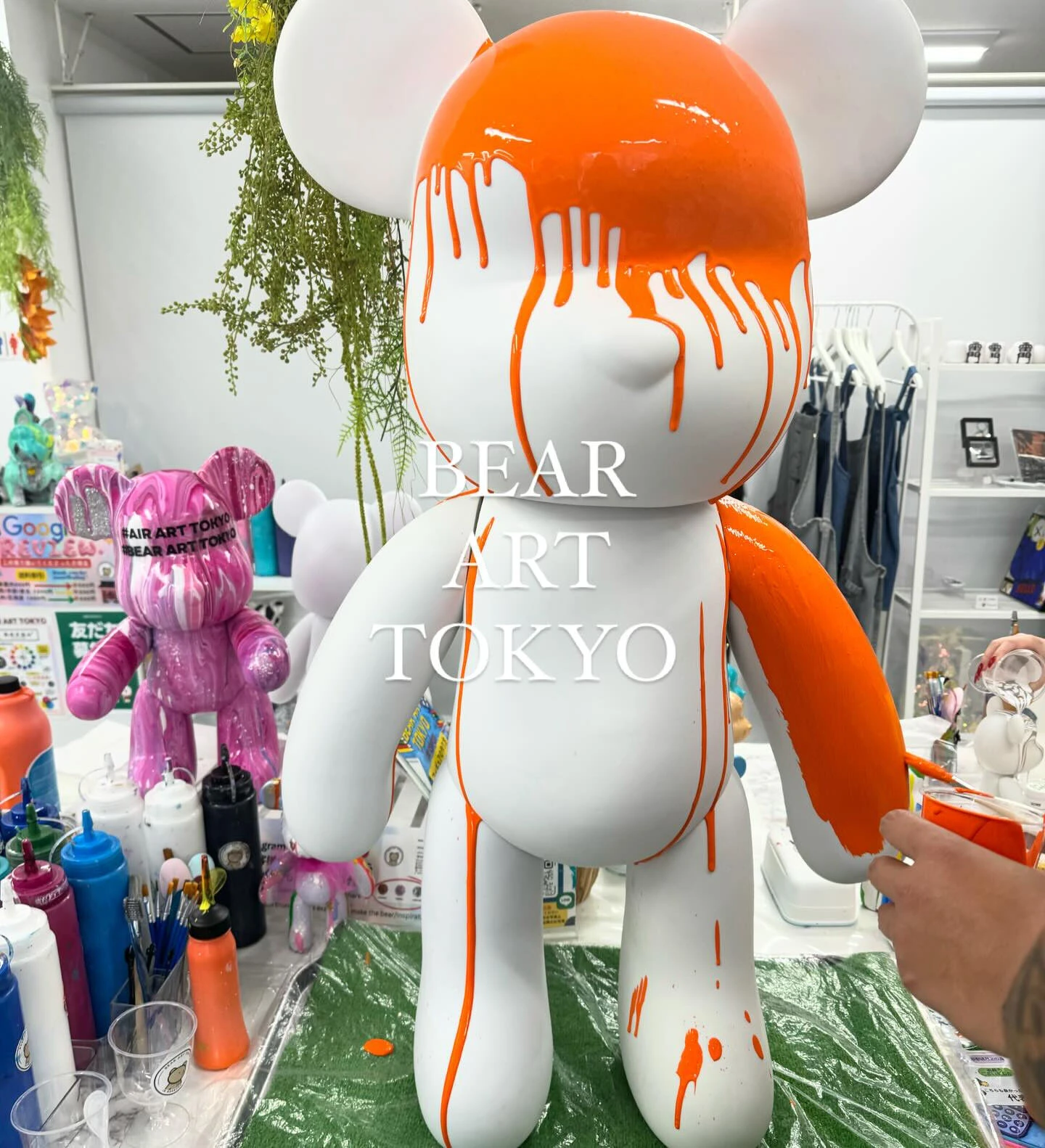 【一点物イラストアート】Killer Bear【F0号】現代アート