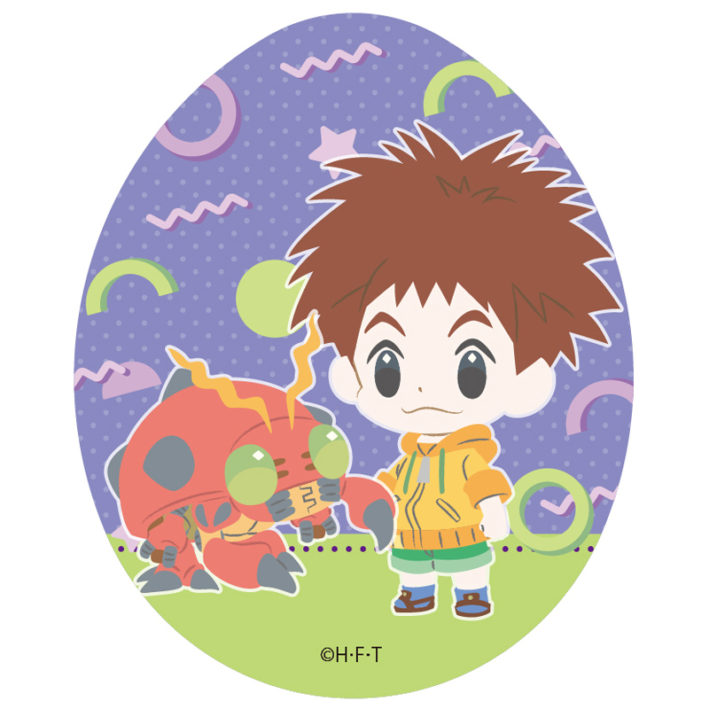 デジモンアドベンチャー』 トレーディングたまご型缶バッジ