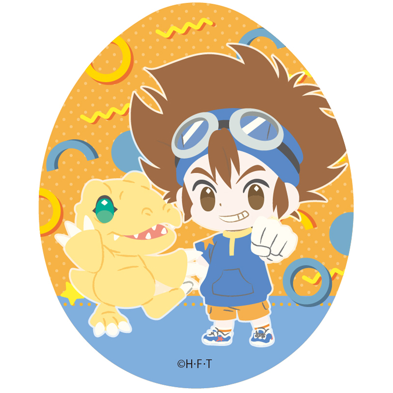 デジモンアドベンチャー』 トレーディングたまご型缶バッジ