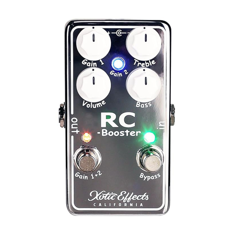 Xotic / RC Booster V2の特徴と使い方などをレビュー。原音を崩さず