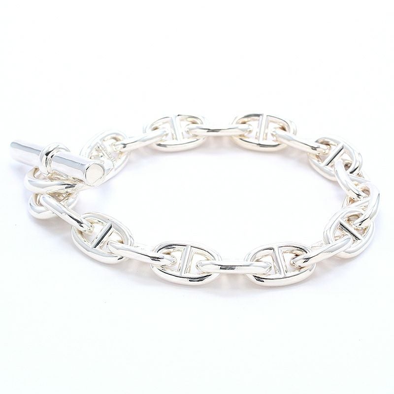 中古】HERMES CHAINE D'ANCRE BRACELET MM 17PIECES エルメス