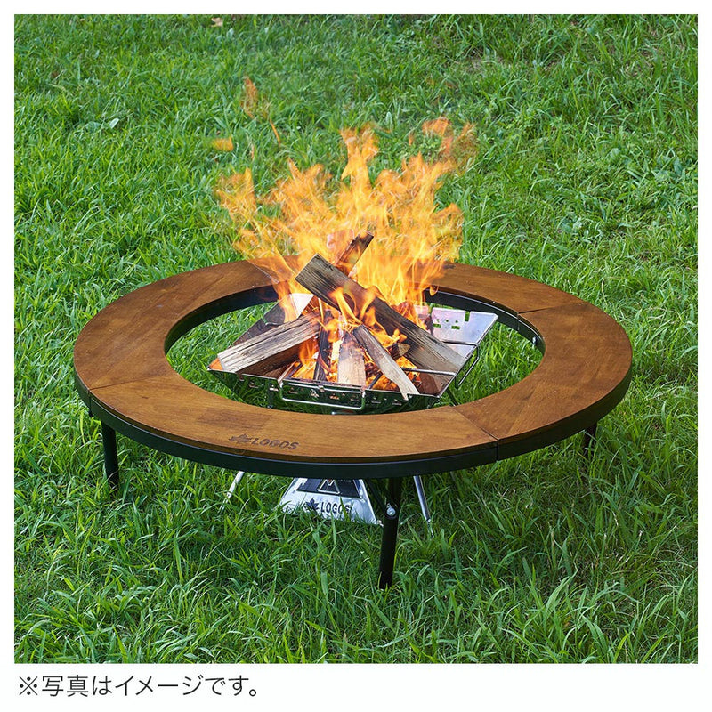 LOGOS（ロゴス） アイアンウッド囲炉裏サークルテーブルL | 自転車