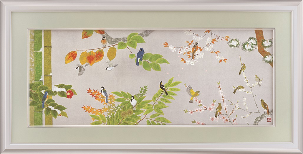 四季花鳥図 | 商品紹介 | 美術品複製画販売サイト | 美術趣味 | 共同印刷