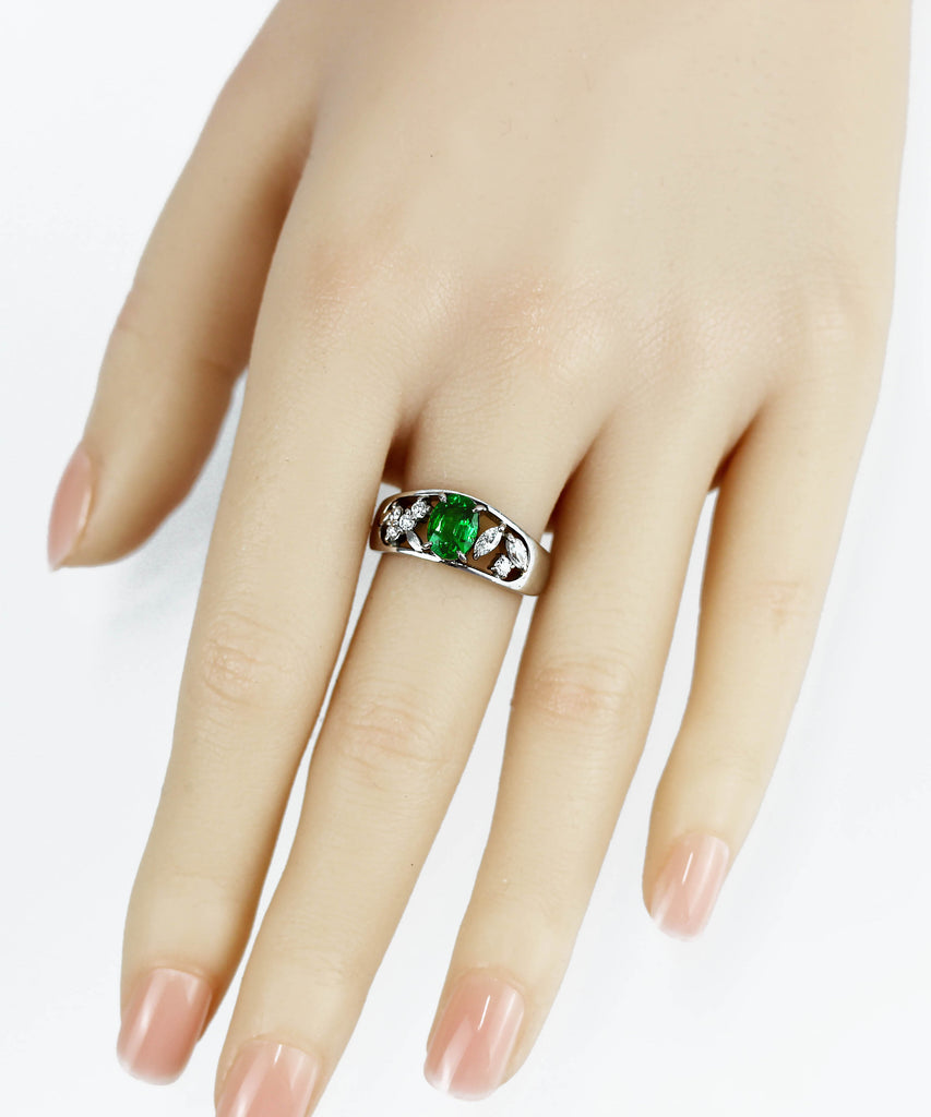 PT900 ガーネット リング – BIJOU HANIECL