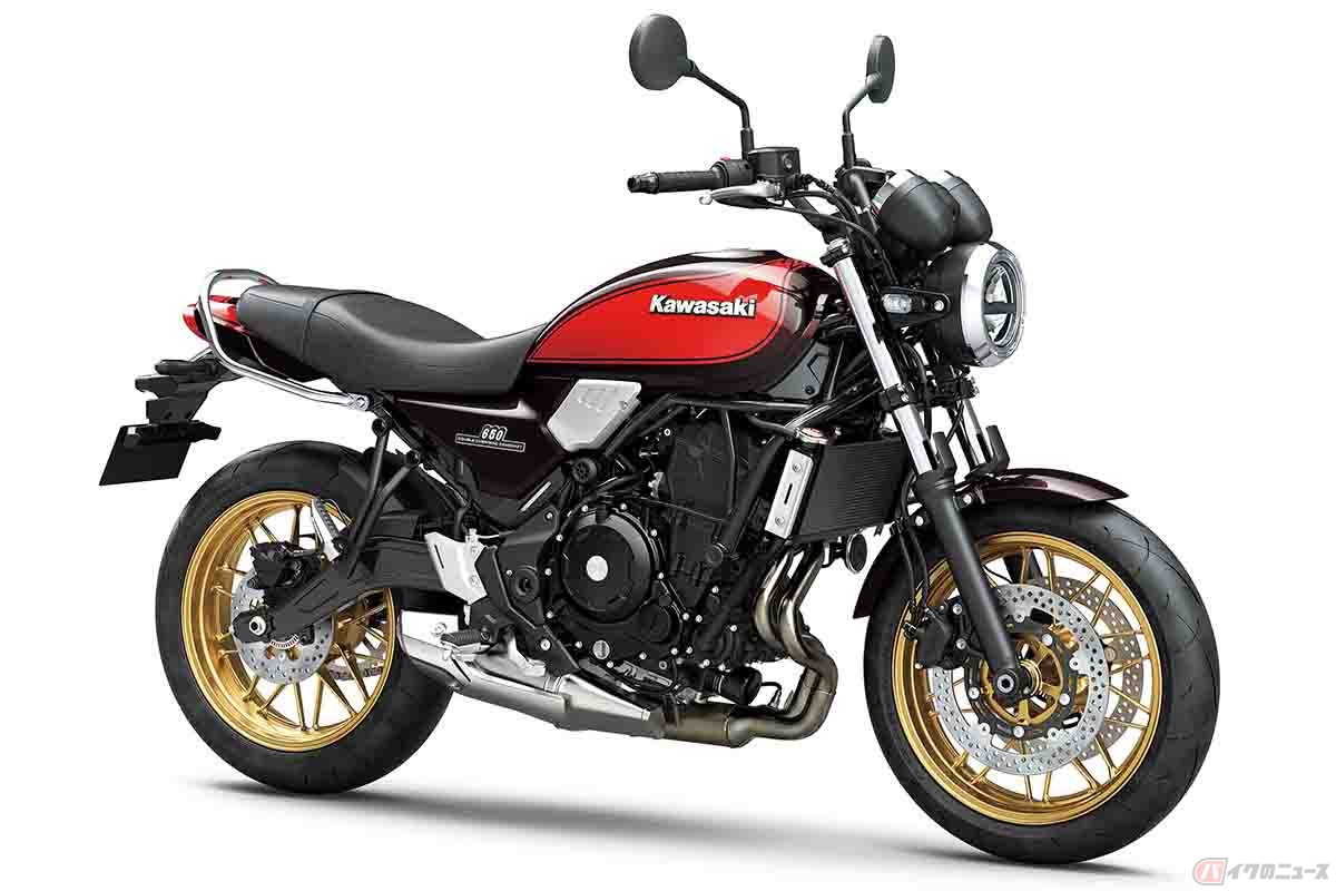 カワサキ「Z650RS」発売日決定 「火の玉」カラーをまとった特別仕様車