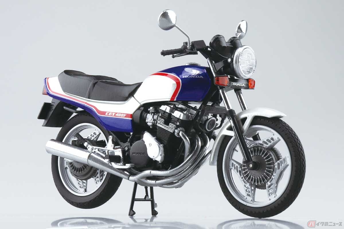あの頃の400マルチ!! ホンダ「CBX400F」が1／12スケールで新登場