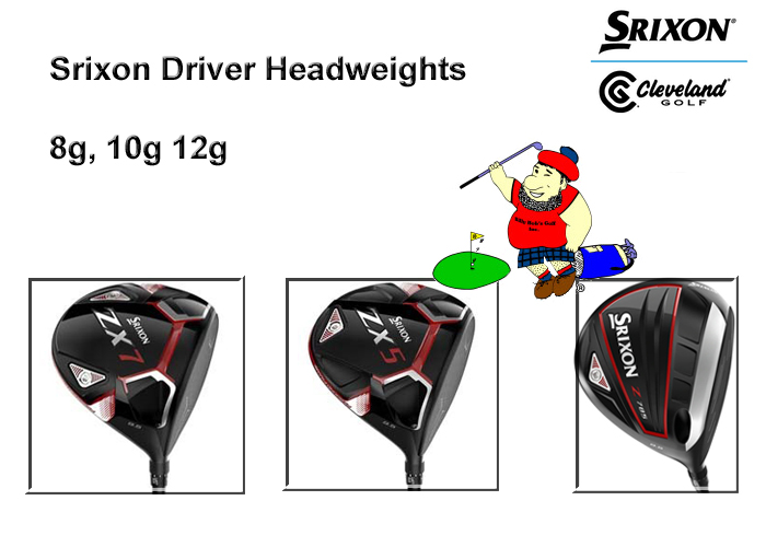 Srixon Headweights Z 785, Z X7, ZX5 8g, 10g, 12g - Billy Bob's Golf