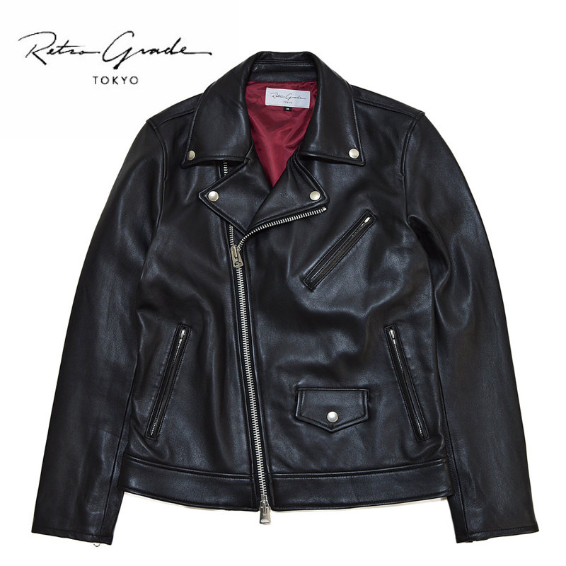 レトログレード Retro Grade/ラムレザー ダブルライダース ジャケット