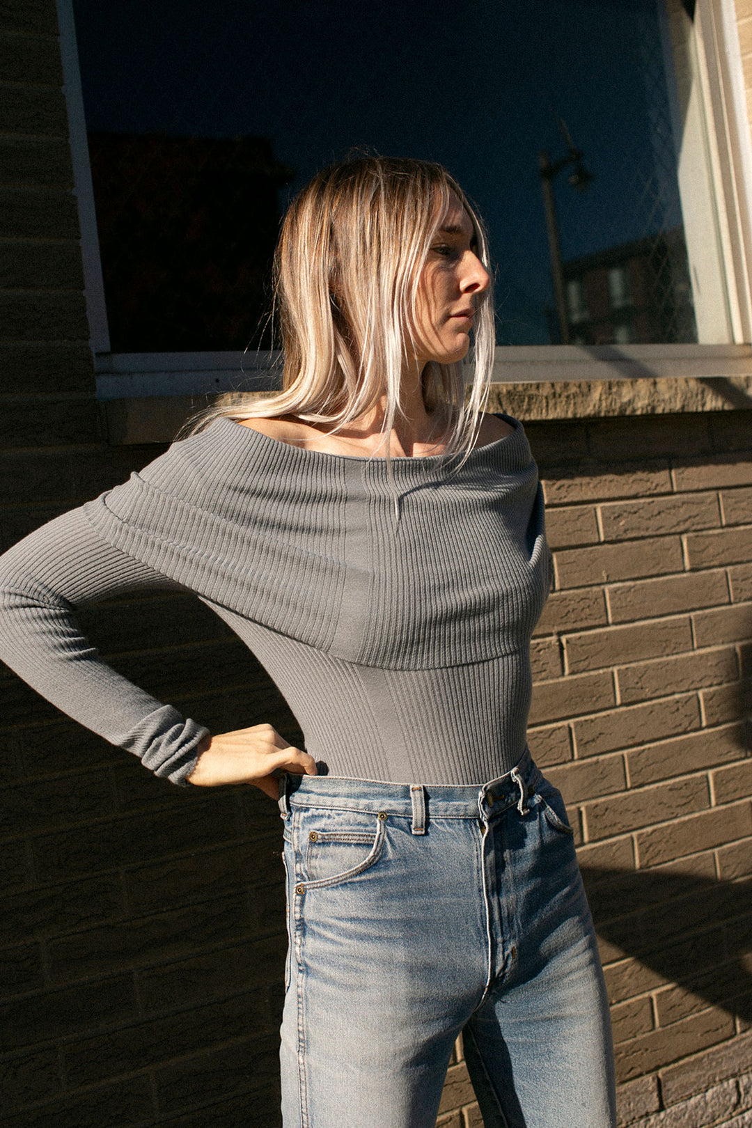 Paloma Wool - Grey Palmer Sweater – BONA DRAG