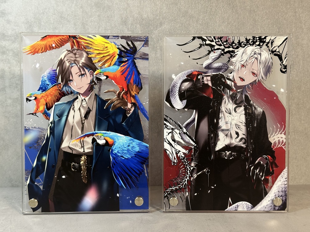 8/17 22時再販】ChroNoiRアクリルパネル 叶/葛葉（非公式） - hesoten