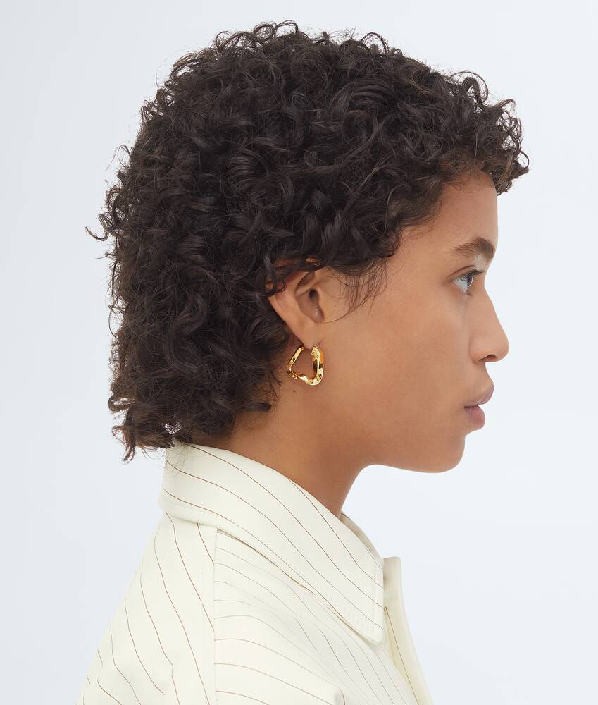 ツイスト トライアングル フープピアス のために ウィメンズ で