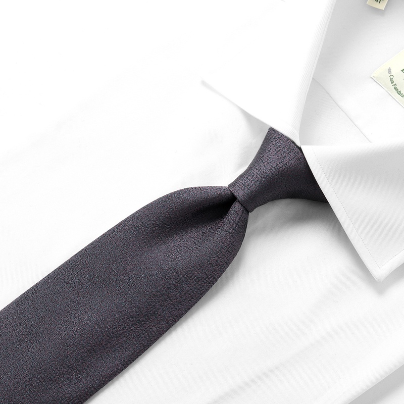 シルクジャカードメランジネクタイ／4189（ブラウン） | Silk Tie